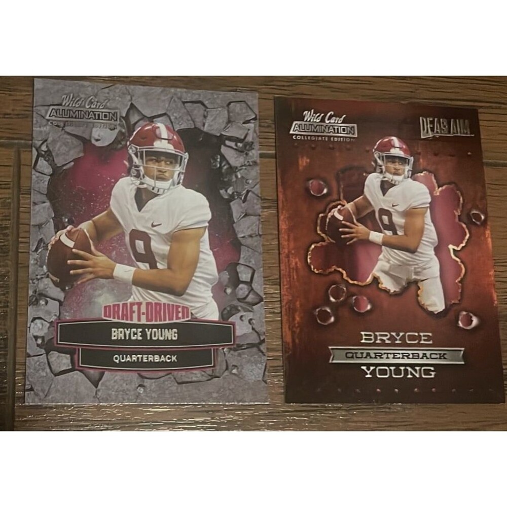 2 Bryce Young rookie cards